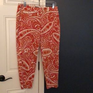 J Crew Cropped ankle pants